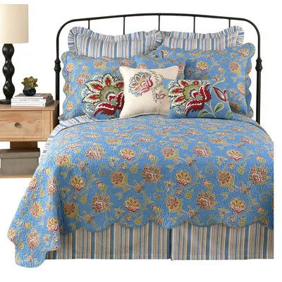 Jacobean Blue Quilt