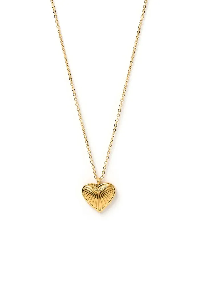 Jasmine Gold Heart Necklace