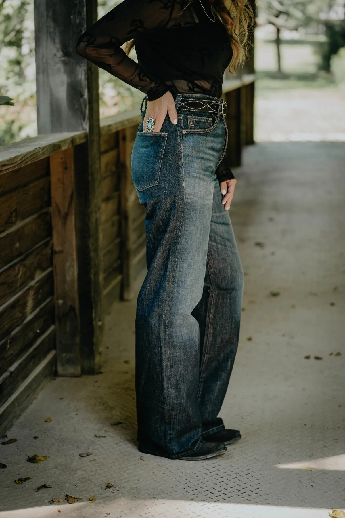 'Jasmine' Ultra High Rise Tomboy Jean by Ariat