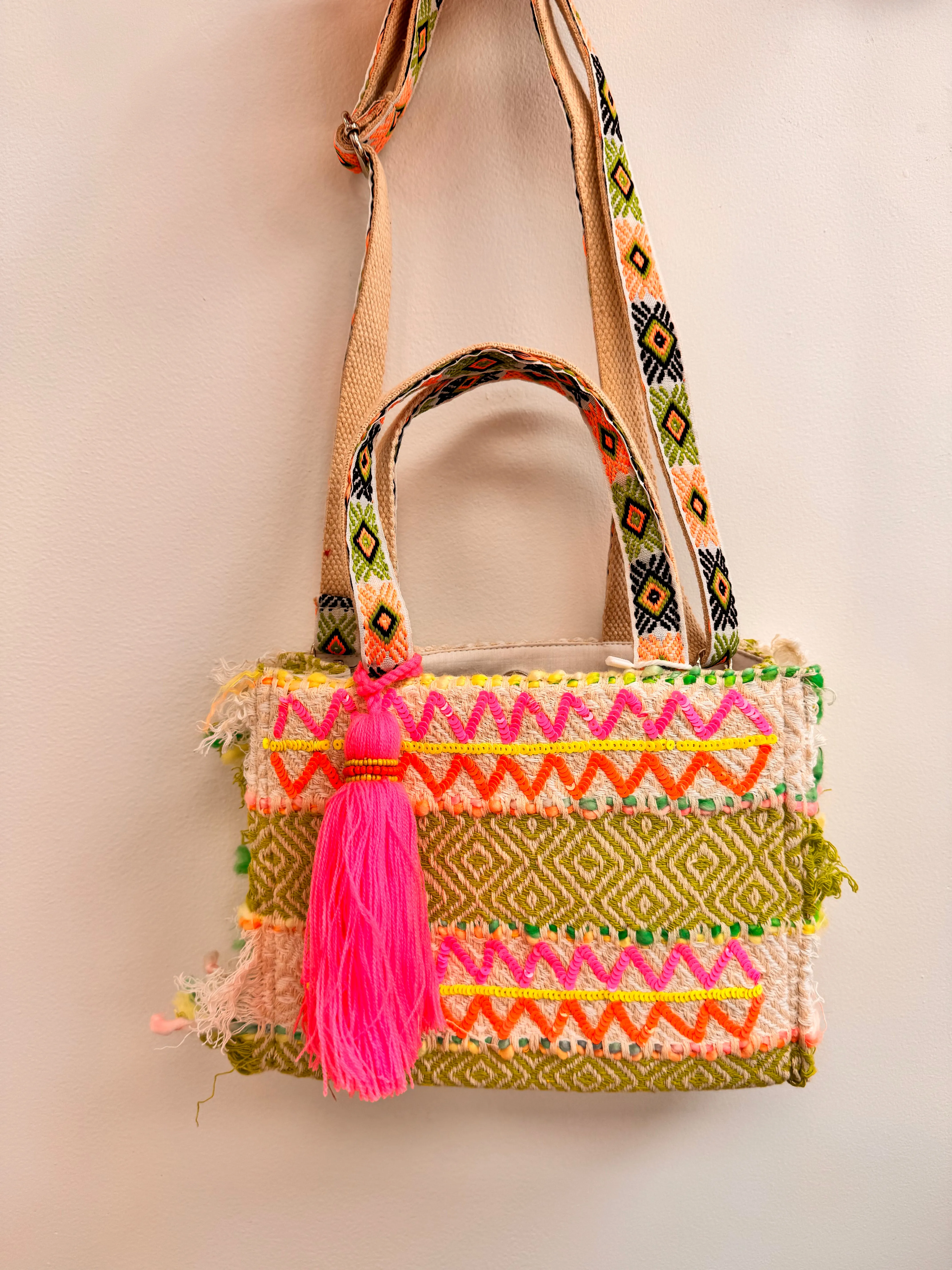 Jen & Co Boho Purse with Sequins