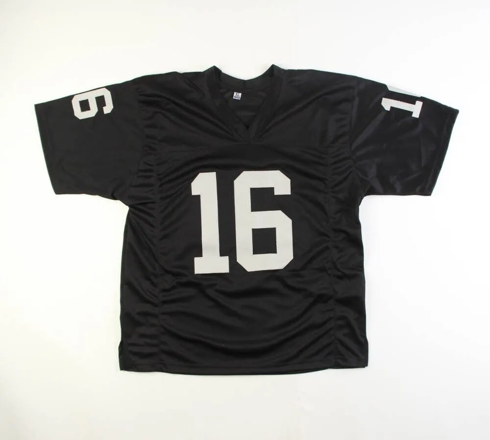 Jim Plunkett Signed Oakland Raiders Jersey (Schwartz Sports) Super Bowl XV M.V.P