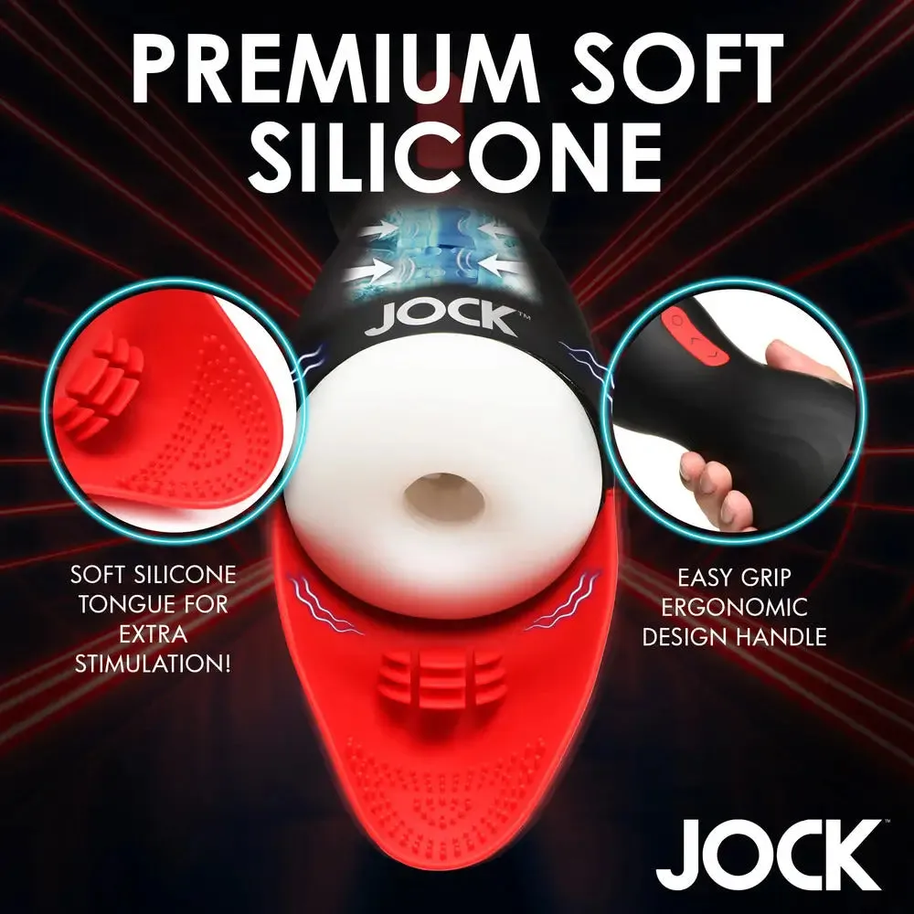 Jock Sucking and Vibrating Mastubator