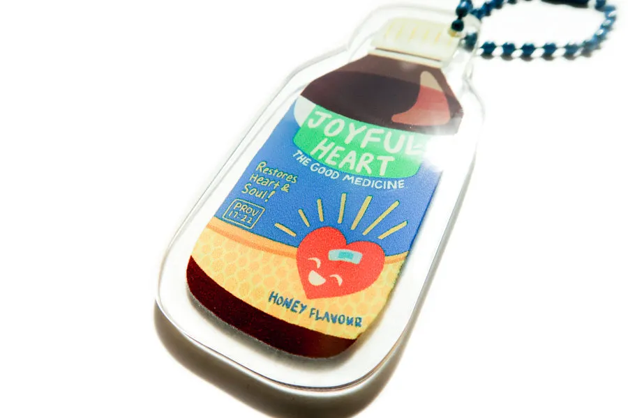 Joyful Heart Medicine {Acrylic Keychain}