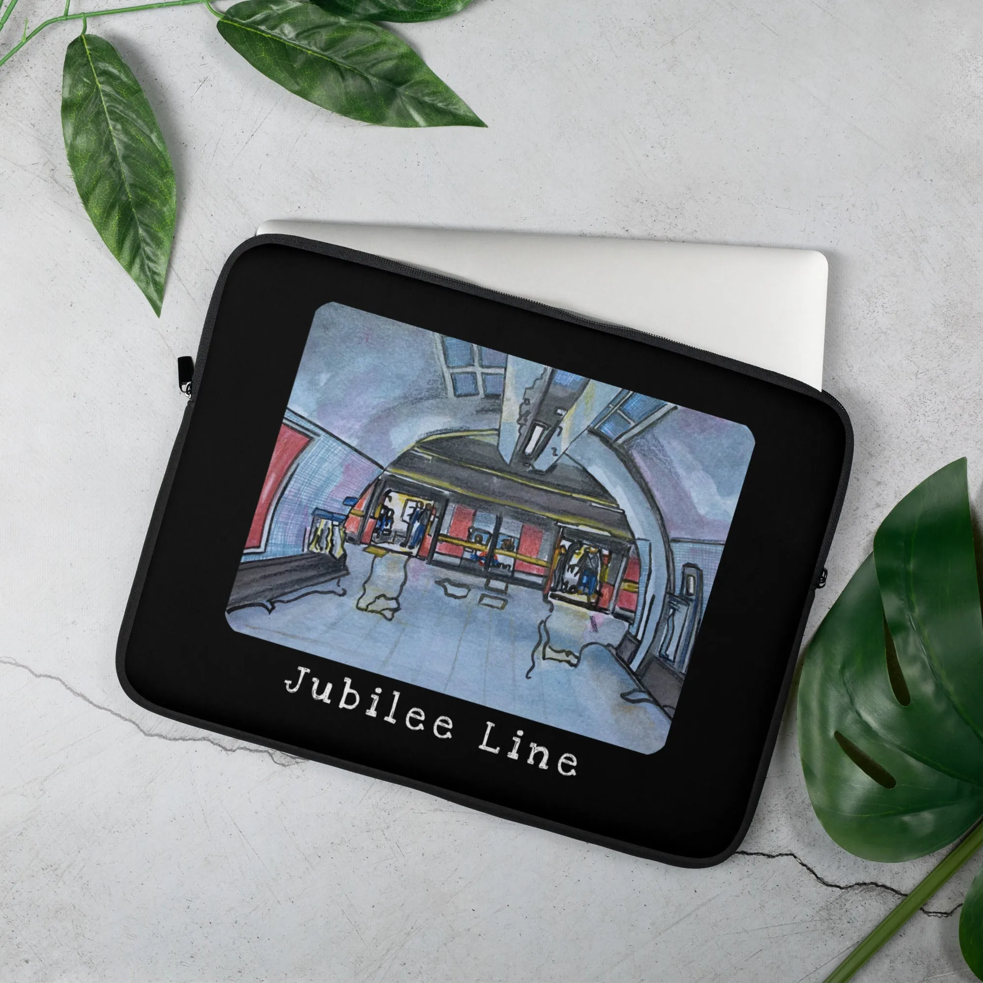 Jubilee Line - Hibiscus Surfwear - Ethical Laptop Case