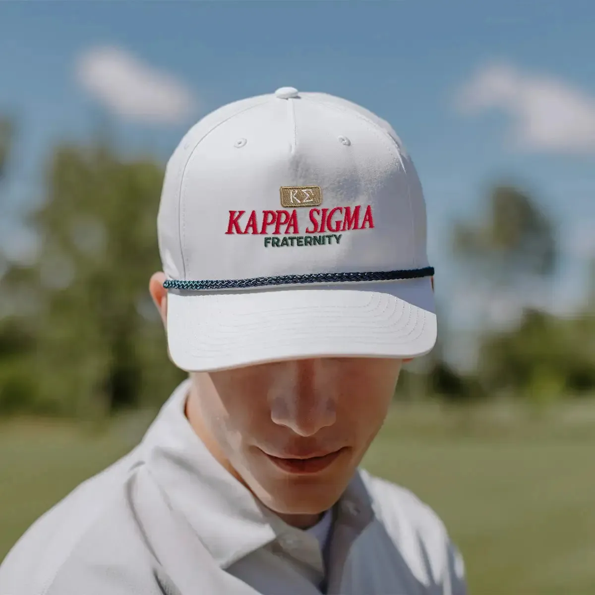 Kappa Sig White Richardson Rope Hat