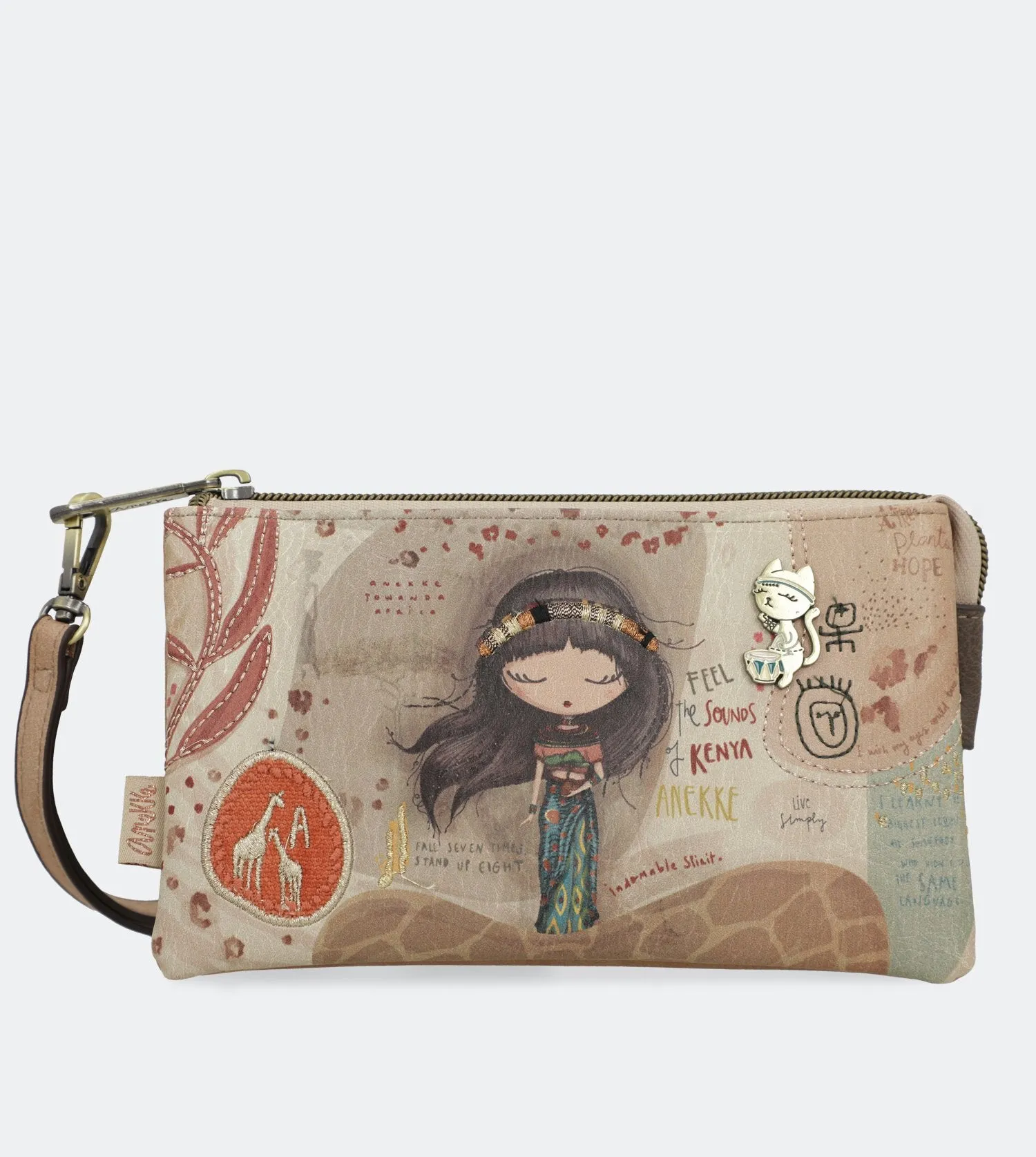 Kenya Collection Triple compartiment purse