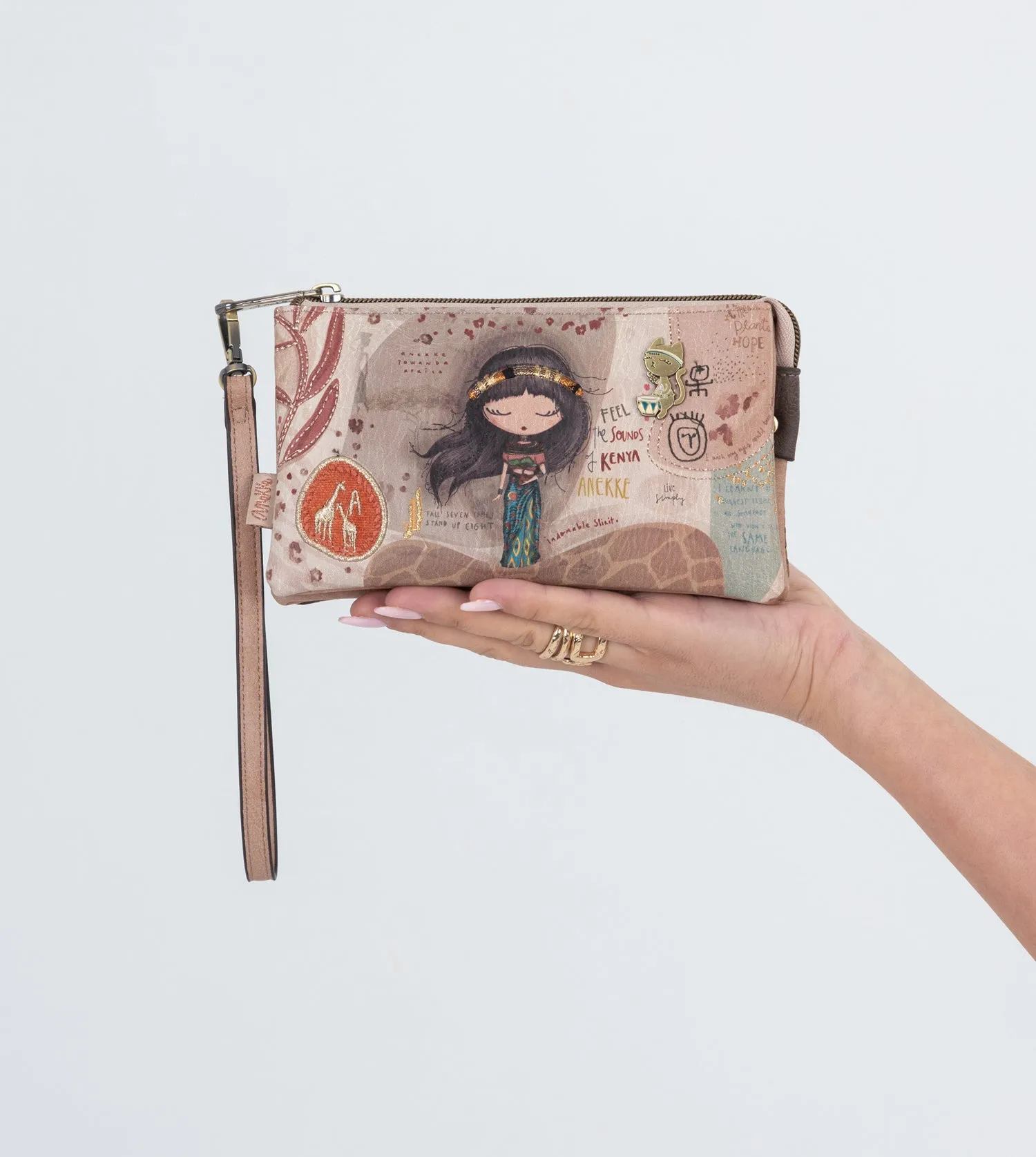 Kenya Collection Triple compartiment purse