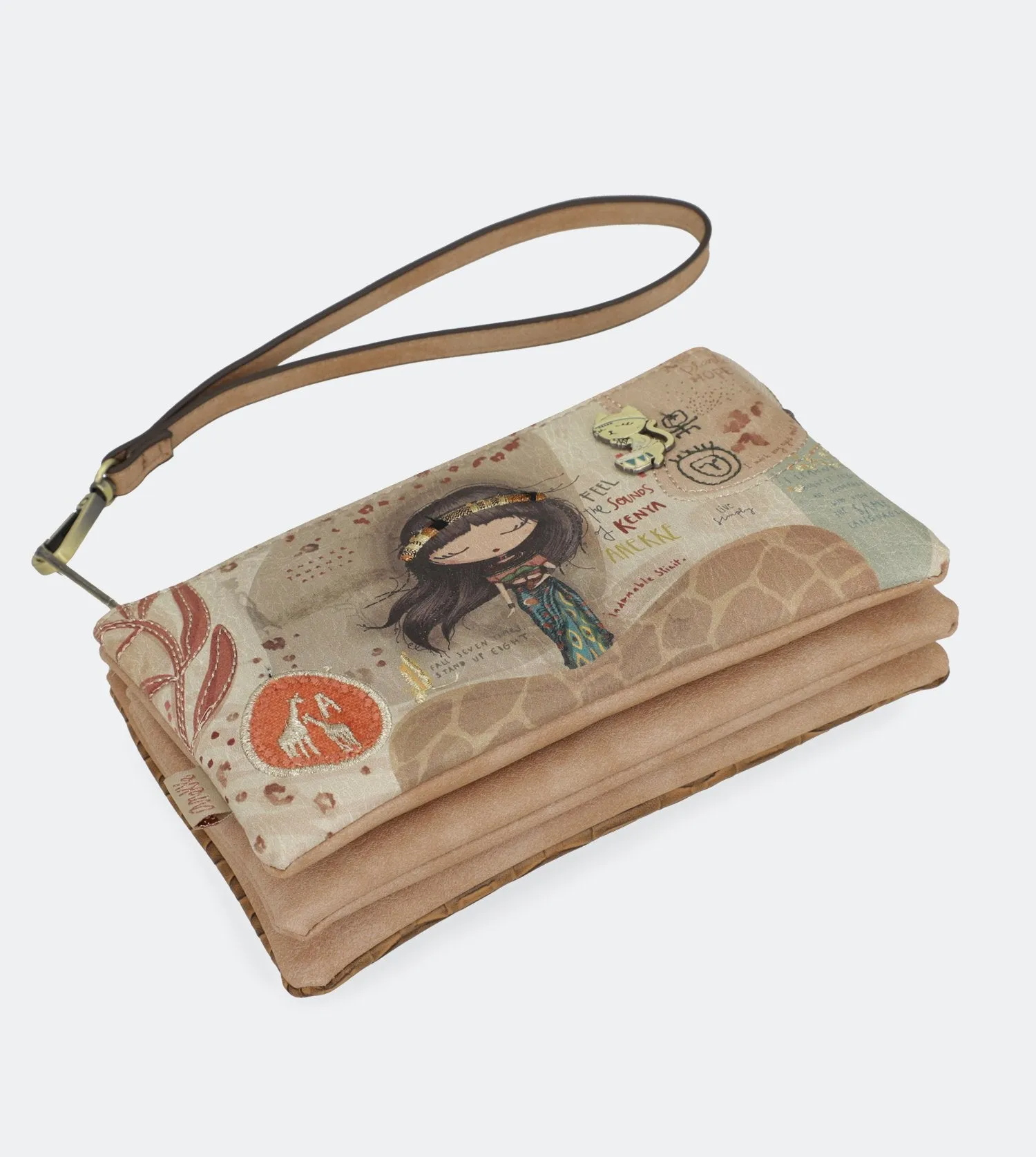 Kenya Collection Triple compartiment purse