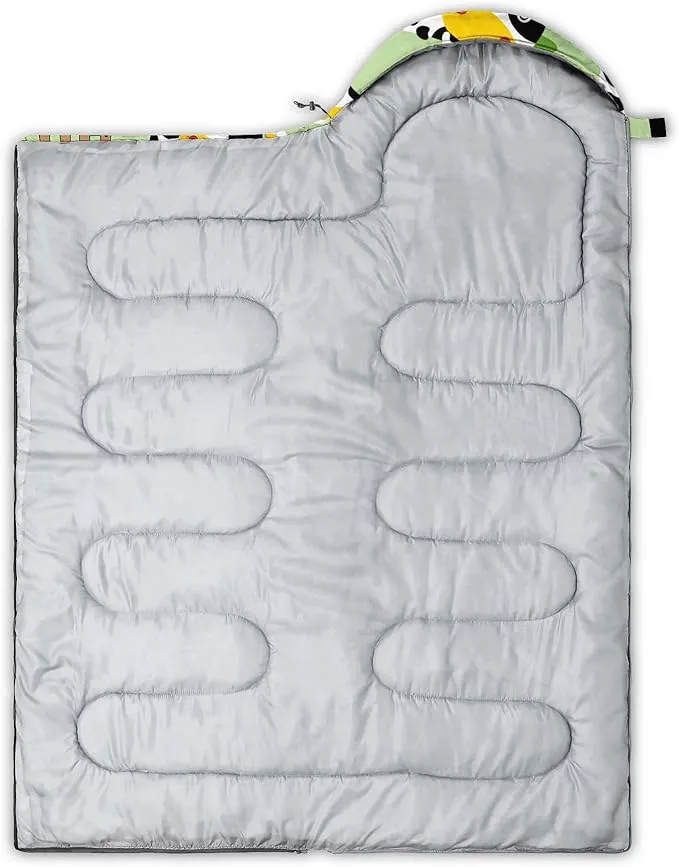 Kids Sleeping Bag for Boys and Girls,Monster Alien Print-Lightweight Warm Portable Outdoor Indoor-Waterproof Cold Weather Resistant Sleeping Bag for Camping Hiking