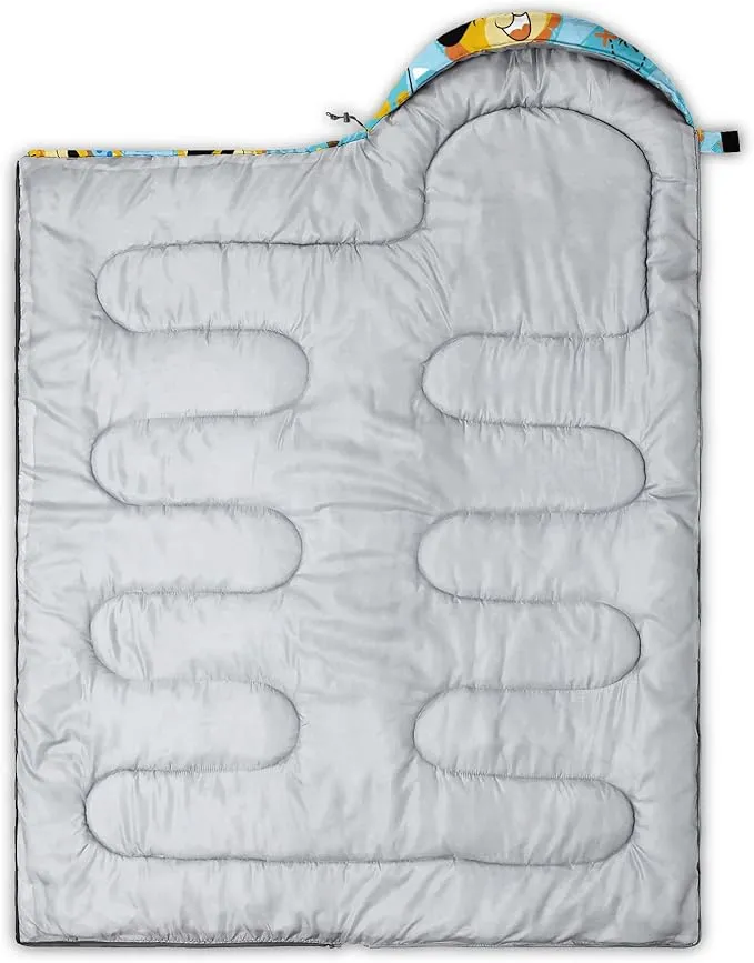 Kids Sleeping Bag for Boys and Girls,Monster Alien Print-Lightweight Warm Portable Outdoor Indoor-Waterproof Cold Weather Resistant Sleeping Bag for Camping Hiking