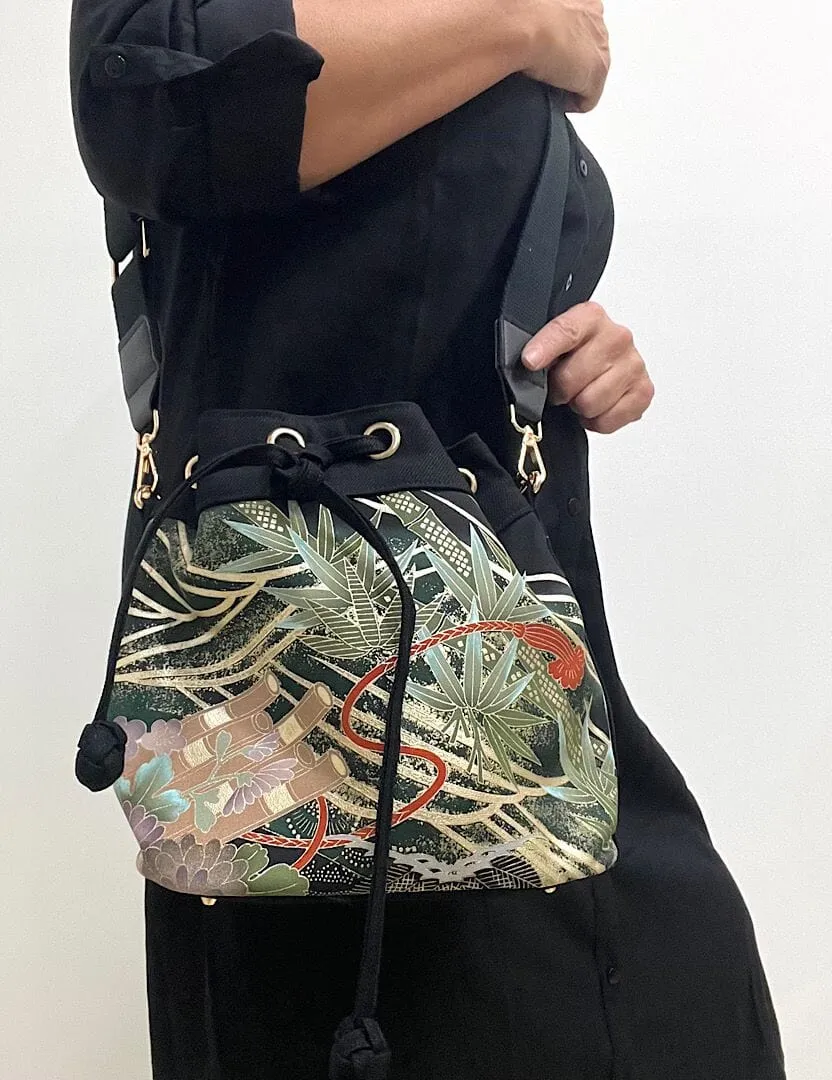 Kimono Drawstring Crossbody 5553A