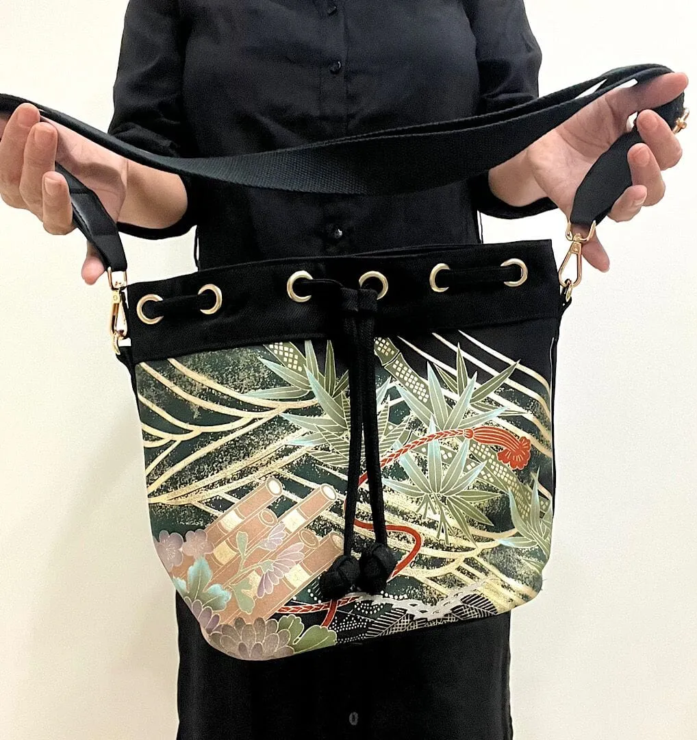 Kimono Drawstring Crossbody 5553A
