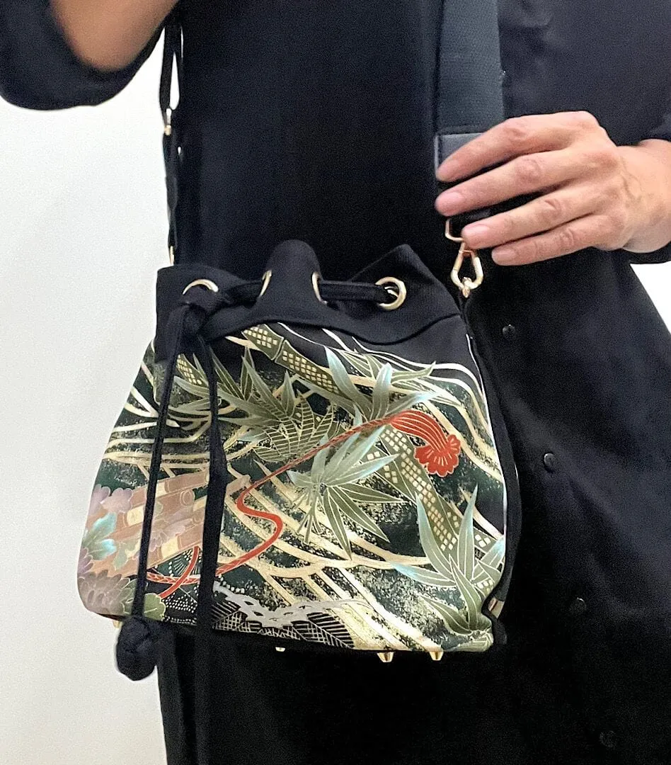 Kimono Drawstring Crossbody 5553A