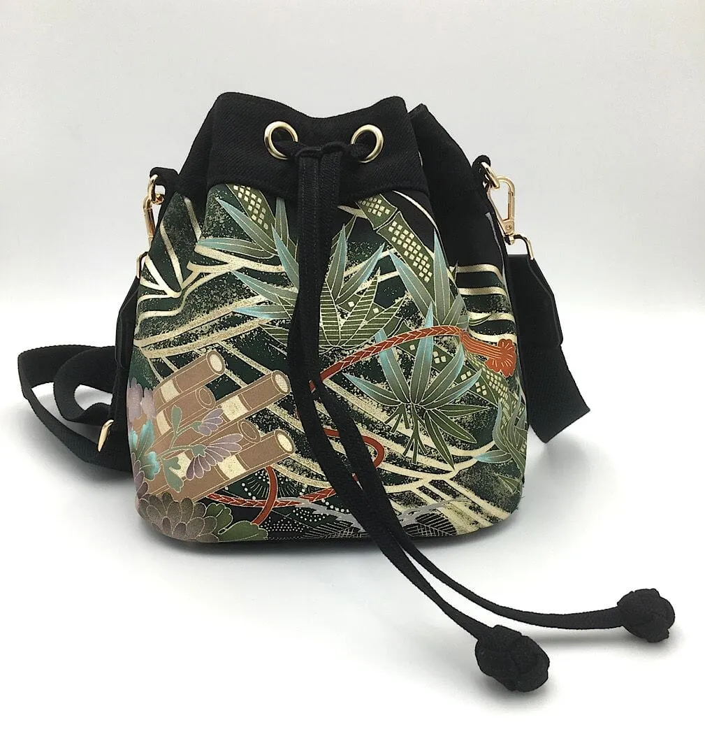 Kimono Drawstring Crossbody 5553A