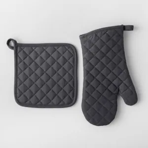 Kitchen Classics Pot Holder & Oven Mitt 2pc