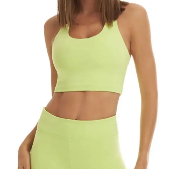 Koral Dakota Blackout Sports Bra in Citrina BNWT