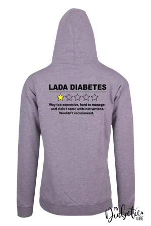 LADA DIABETES - DO NOT RECOMMEND - Unisex Hoodie