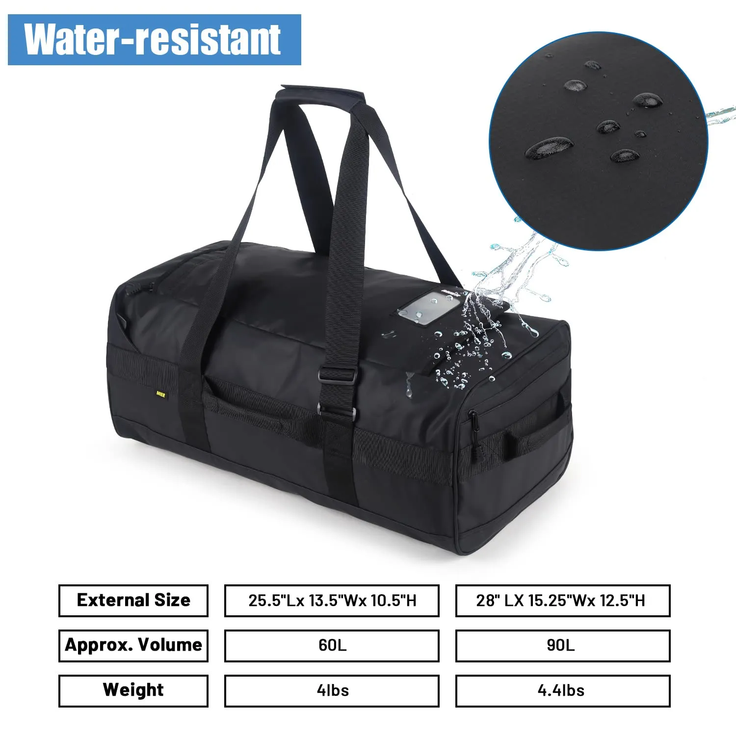 Large Convertible Backpack Duffle Heavy Duty Duffel Bag
