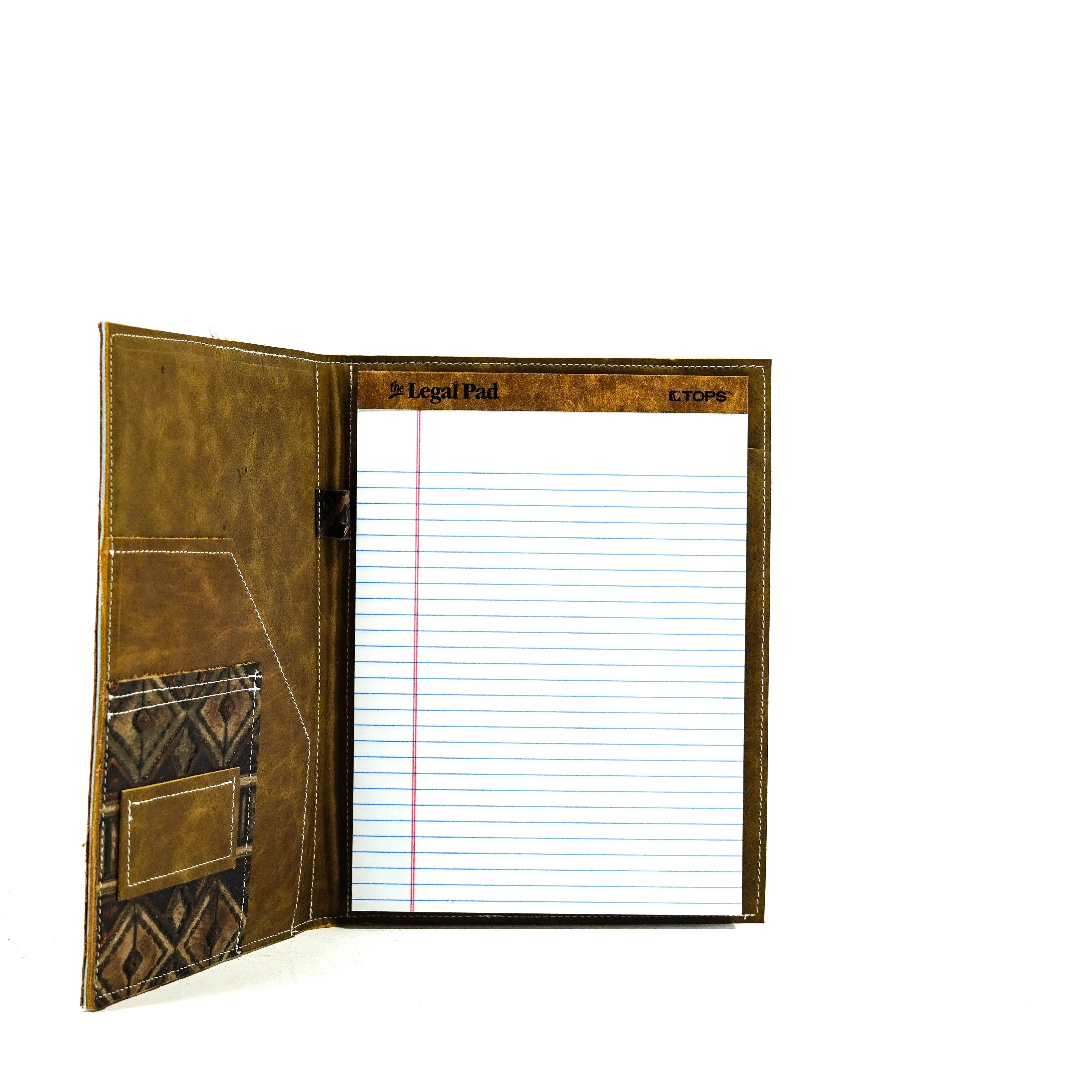 Large Notepad Cover - Roan w/ Cocoa Navajo