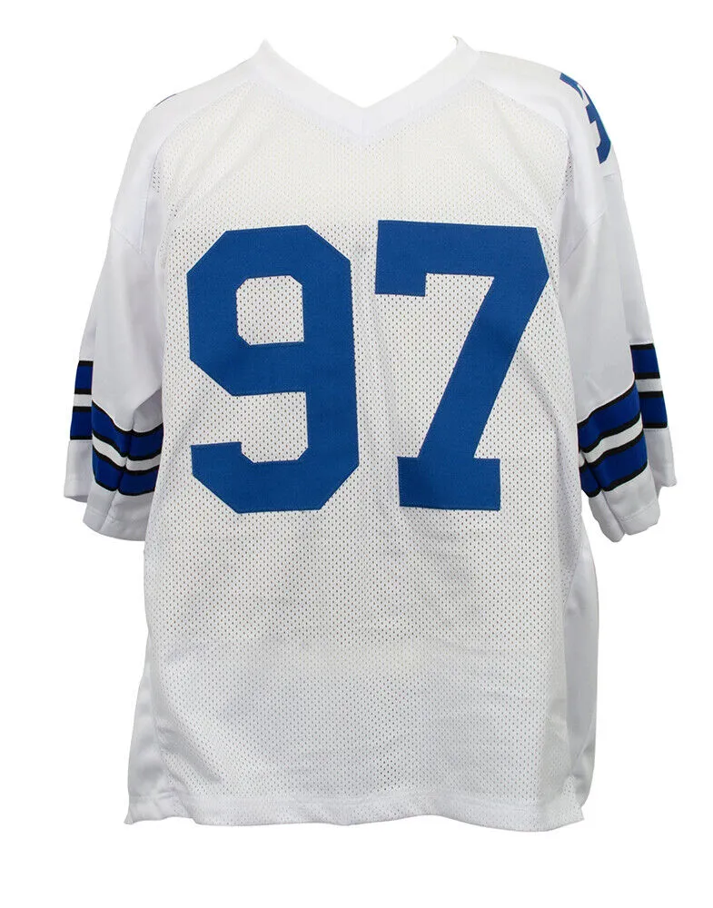 La'Roi Glover Signed Cowboys Jersey (S.I. COA) Dallas Pro Bowl Defensive Tackle