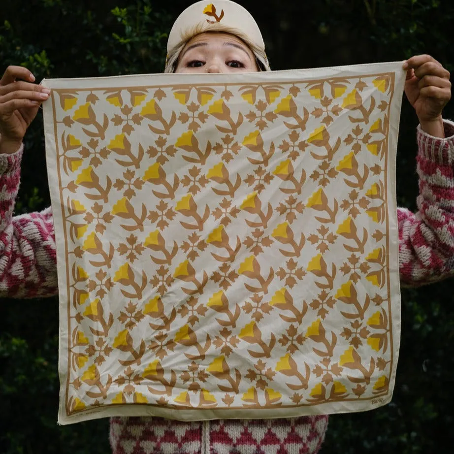 LaRon's Tulips and Holly Bandana