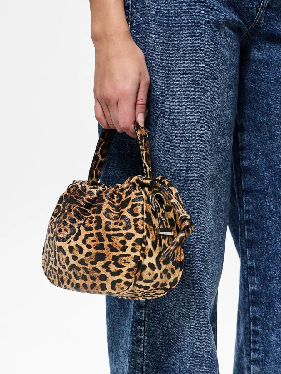 Leopard Print Balloon Bag