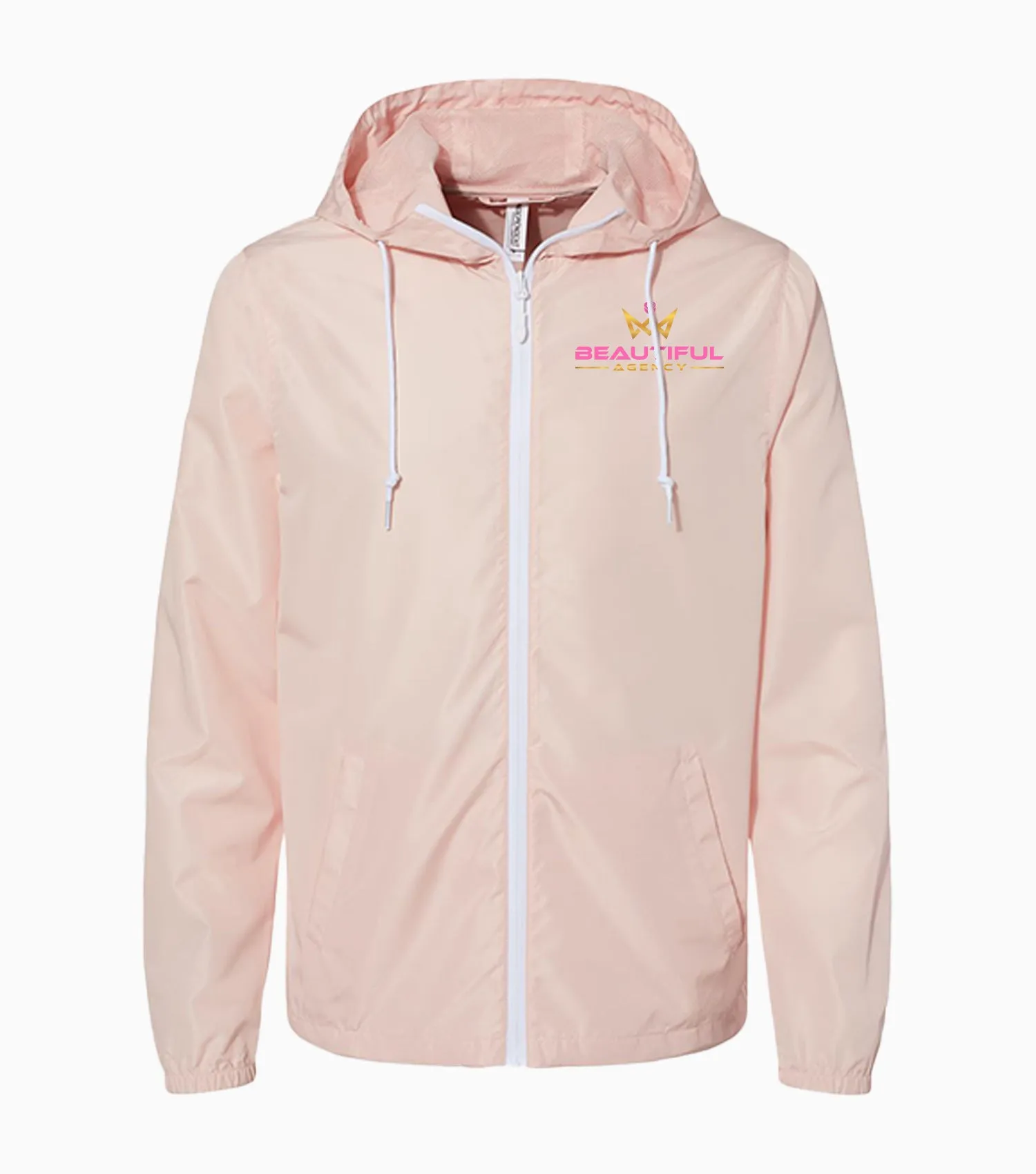 Lightweight Windbreaker Full-Zip Jacket