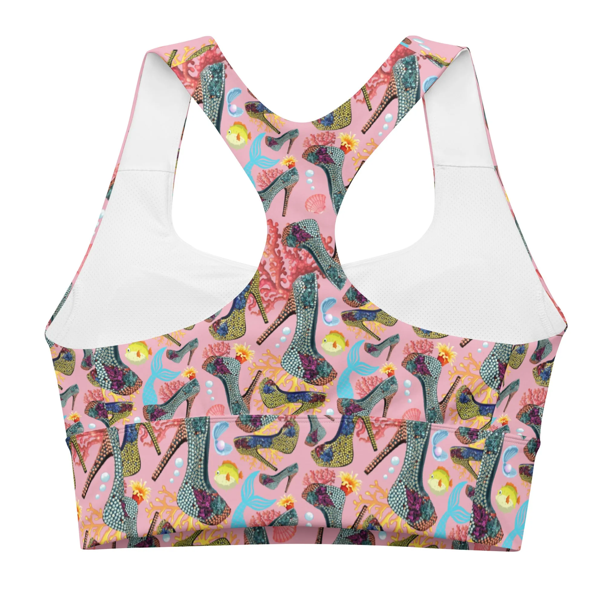 Longline sports bra 'Fashion Sea'
