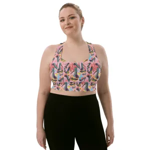 Longline sports bra 'Fashion Sea'