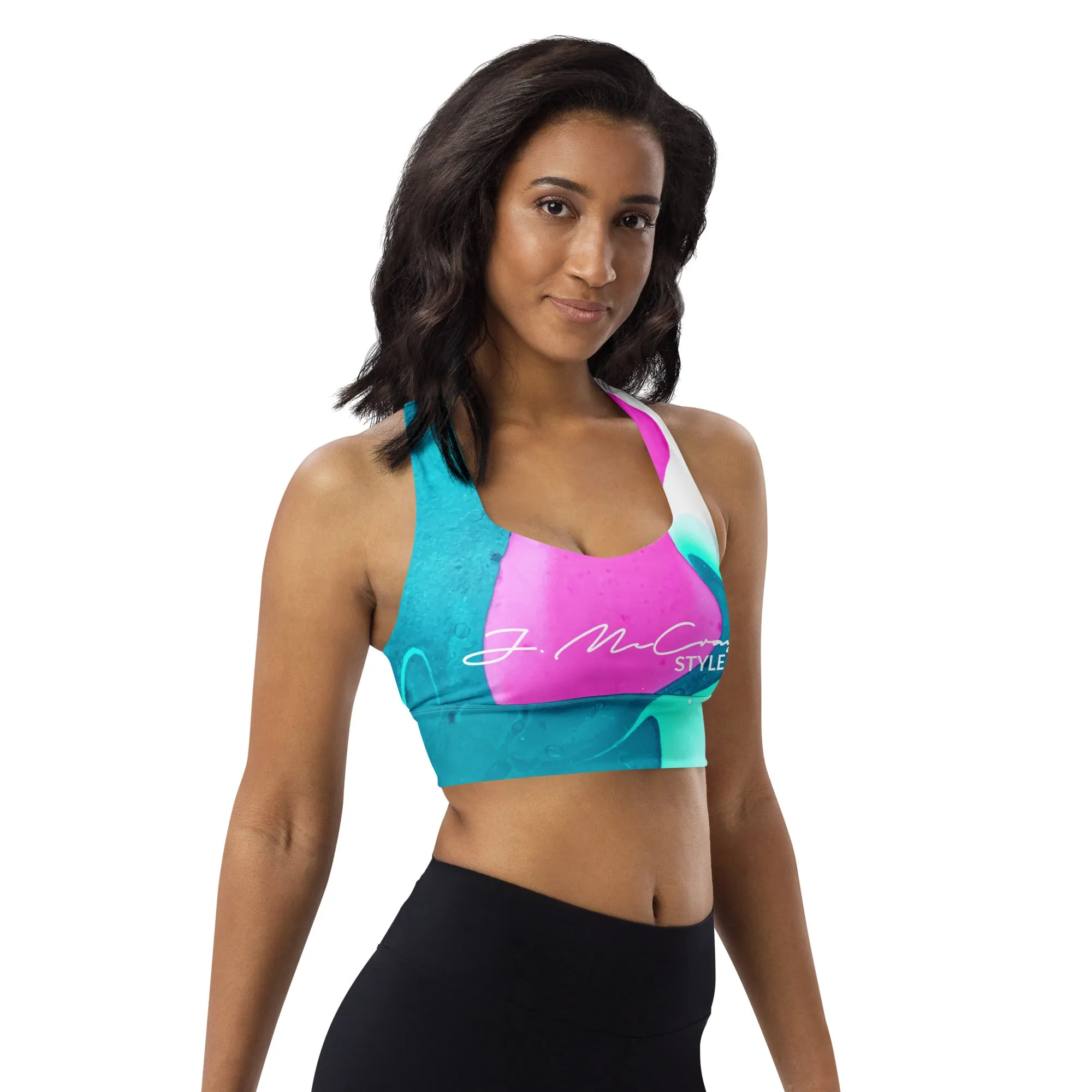 Longline sports bra
