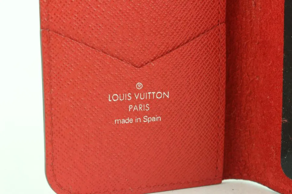 Louis Vuitton Supreme Red Epi Leather iPhone 7 Folio Case 1LV721