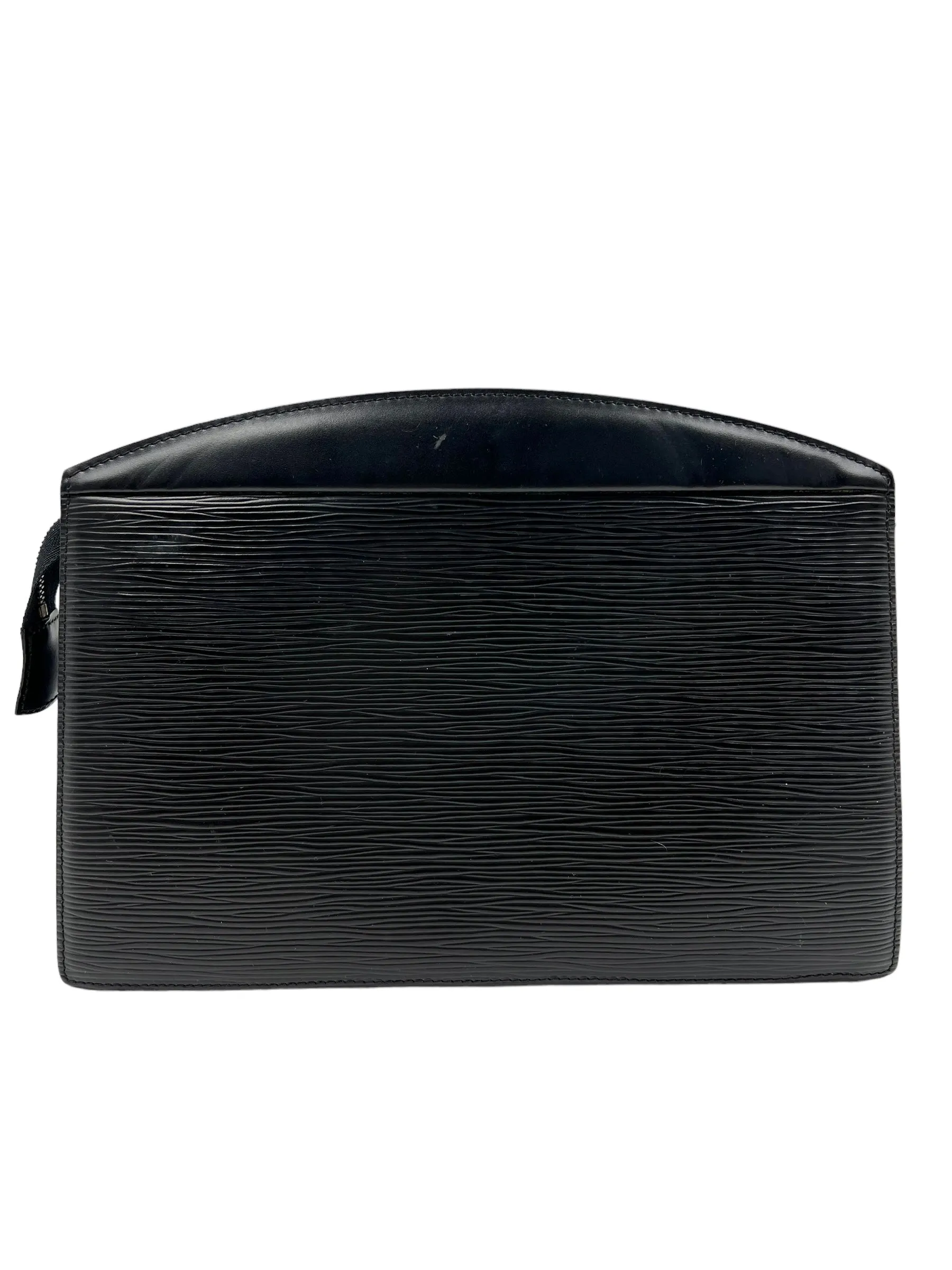 Louis Vuitton Vintage Black Epi Trousse Crete Clutch