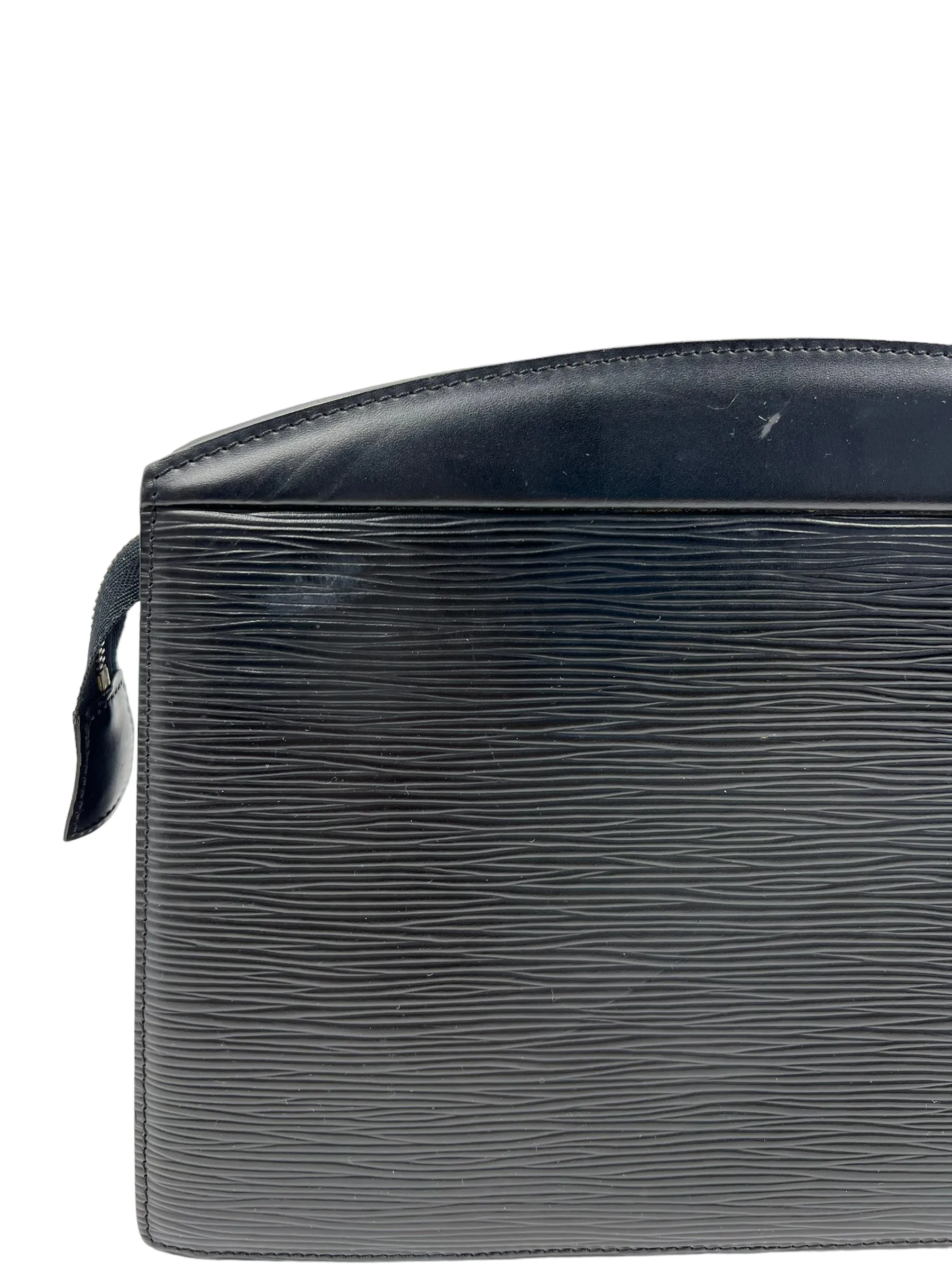 Louis Vuitton Vintage Black Epi Trousse Crete Clutch