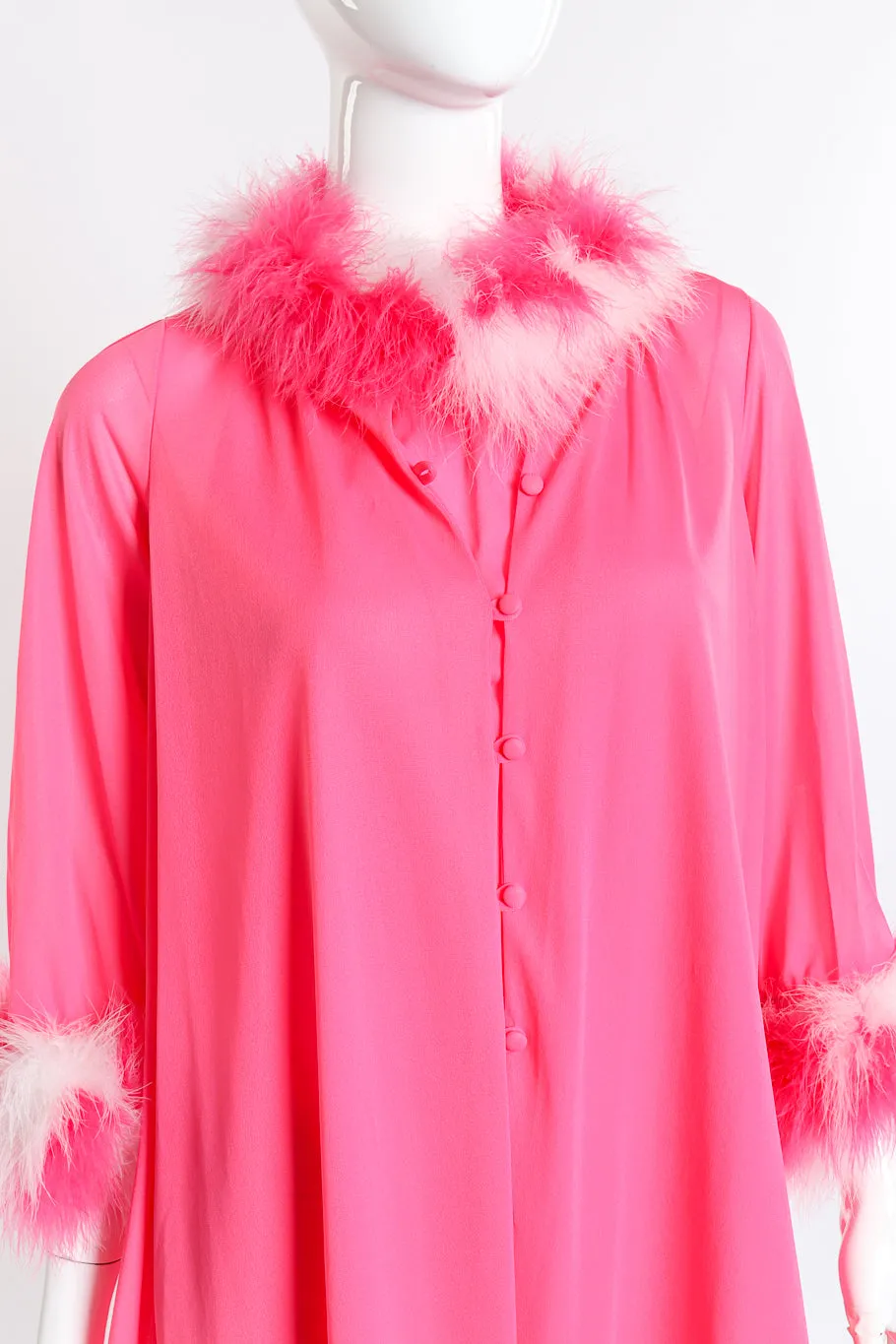 Marabou Trim Top & Dress Set