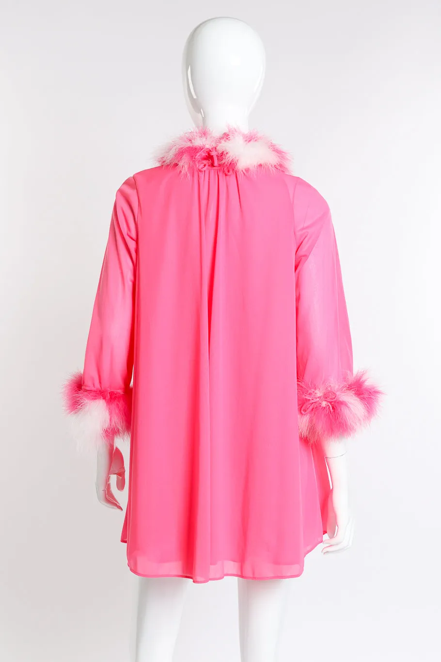 Marabou Trim Top & Dress Set