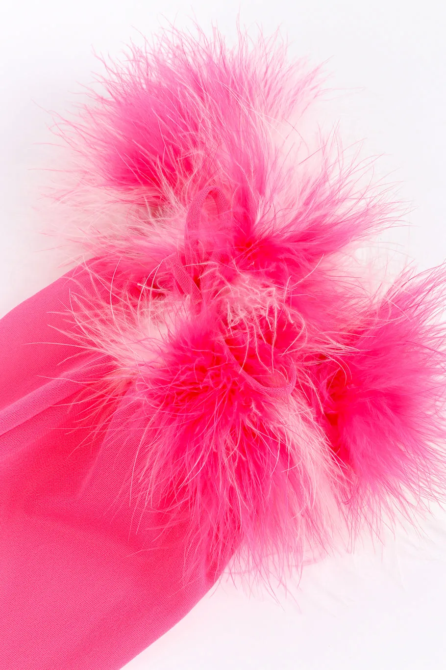 Marabou Trim Top & Dress Set
