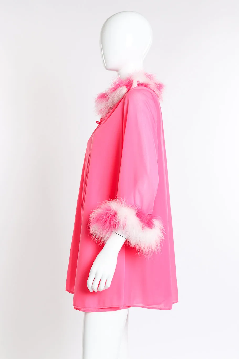 Marabou Trim Top & Dress Set