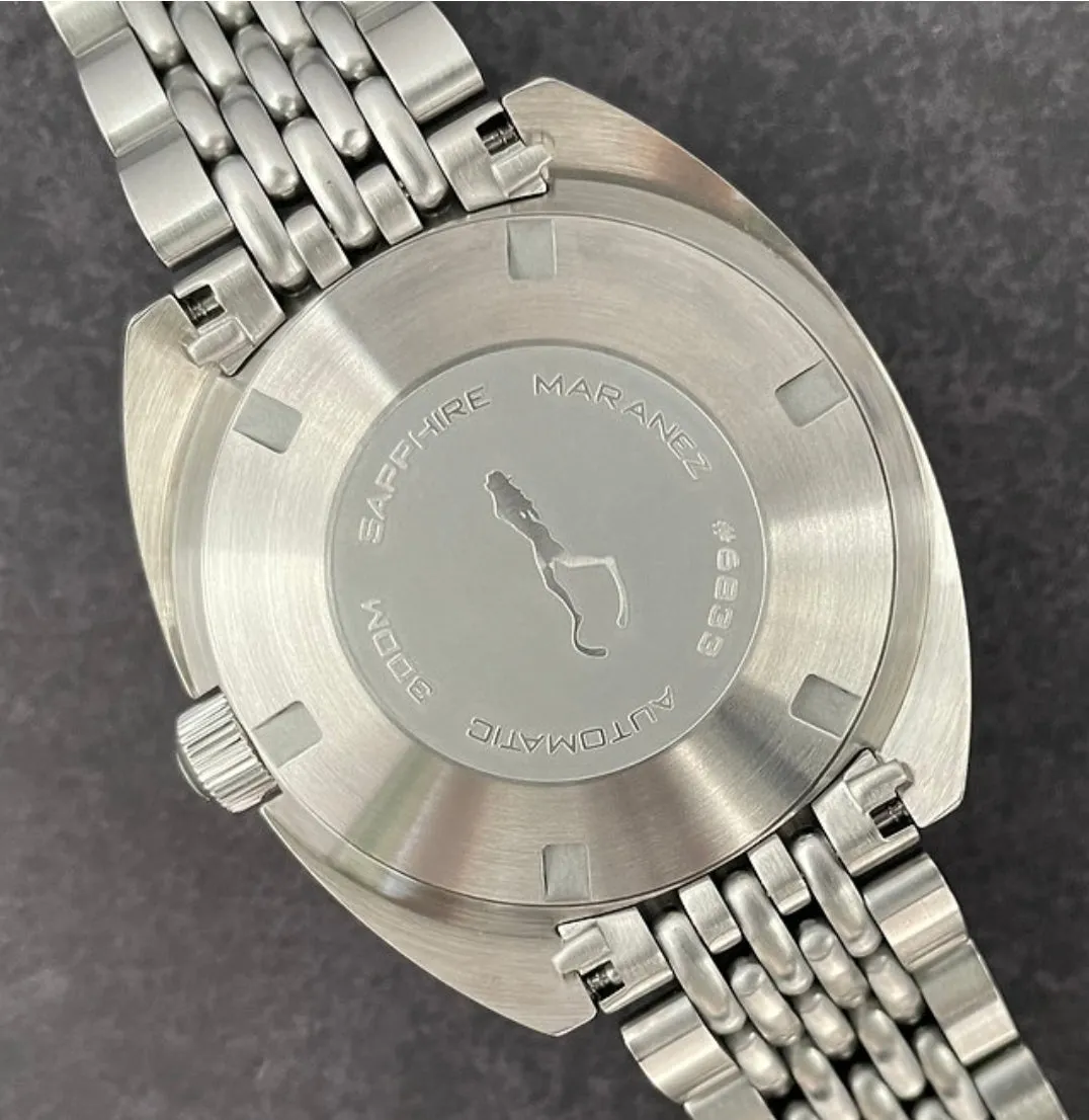 Maranez Samui Vintage Steel Automatic Watch Pink