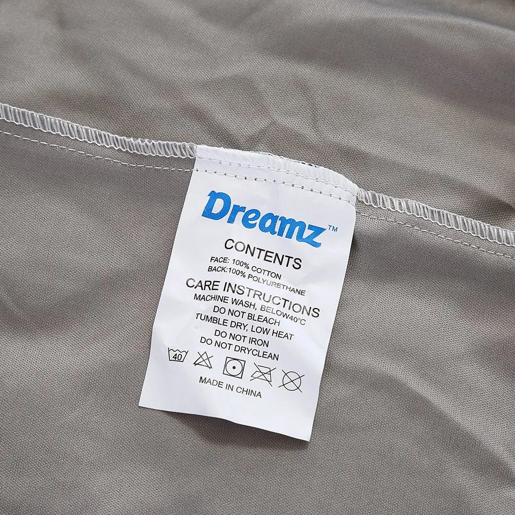 Mattress Protector Fitted Sheet Cover Waterproof Cotton Fibre Double