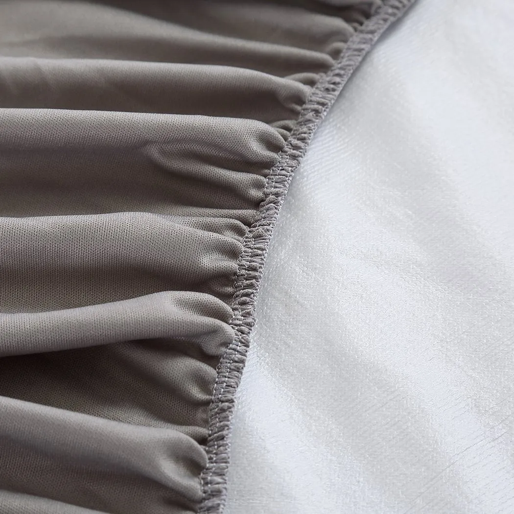 Mattress Protector Fitted Sheet Cover Waterproof Cotton Fibre Double