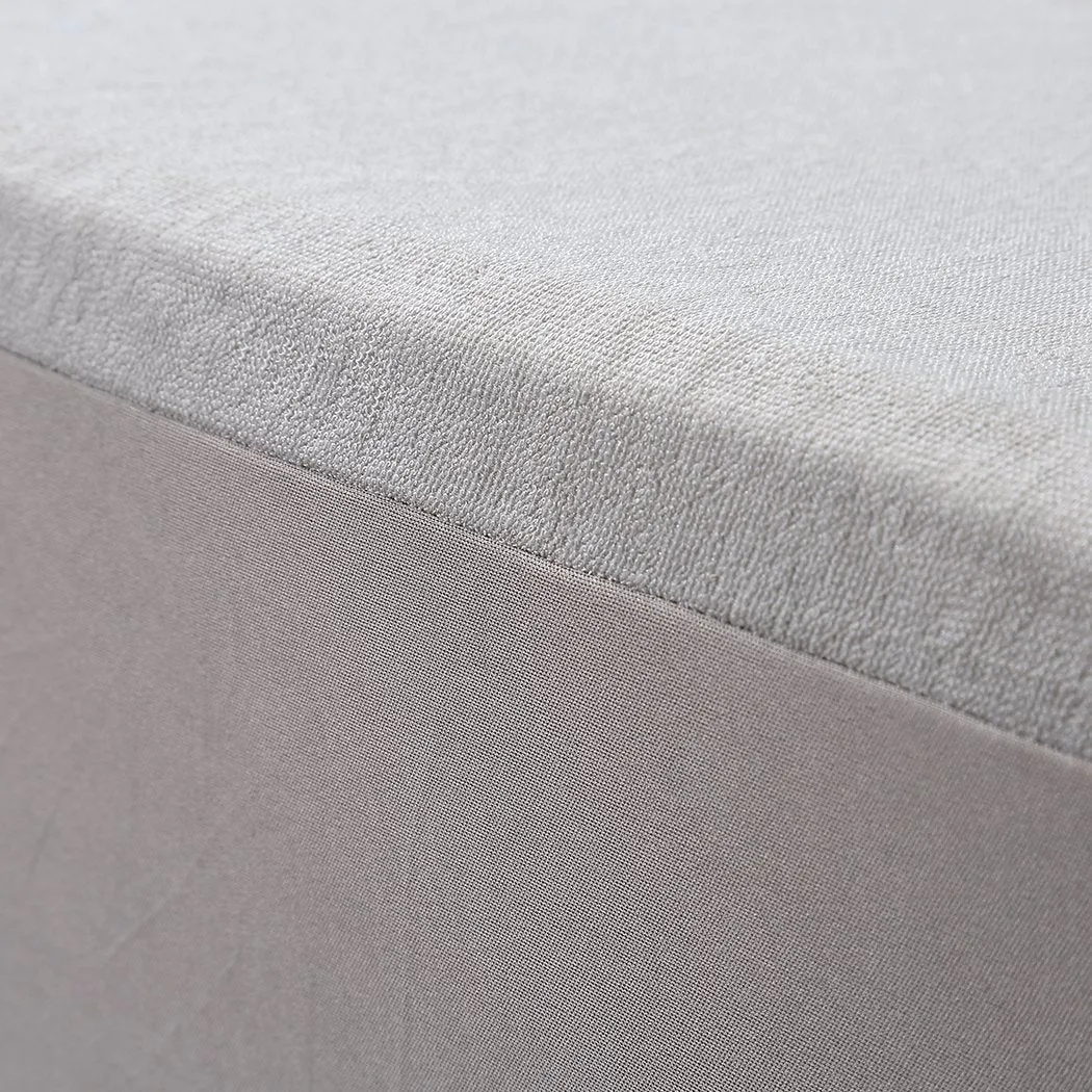 Mattress Protector Fitted Sheet Cover Waterproof Cotton Fibre Double
