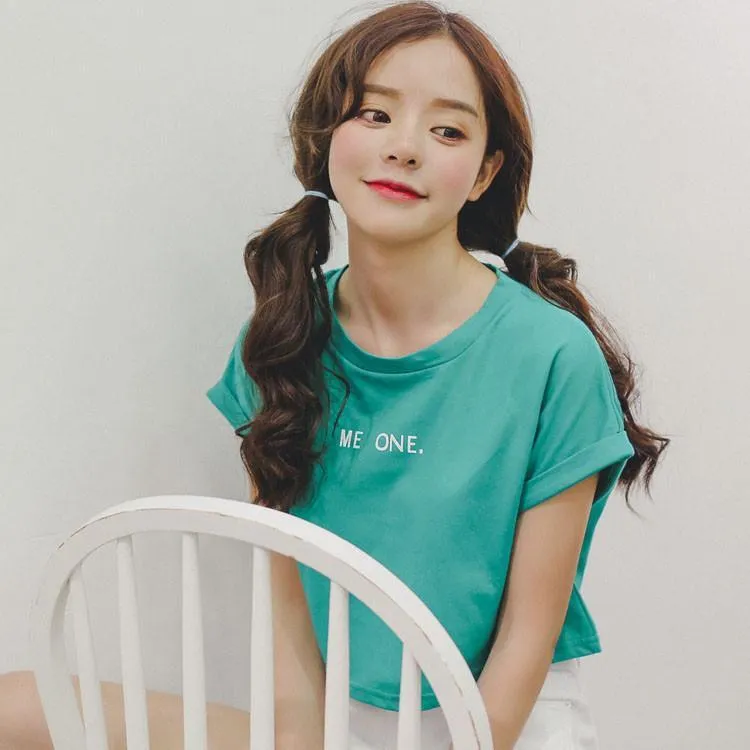 'Me One.' Crop T-Shirt