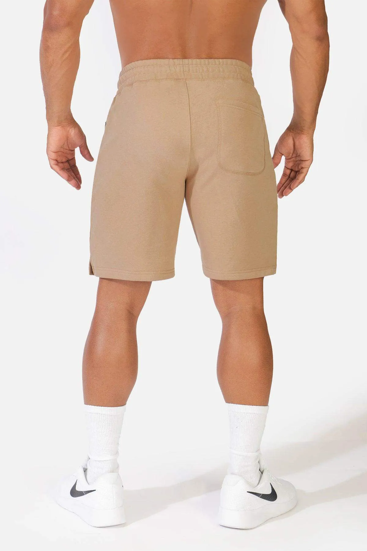 Men's Elite 8'' Sweat Shorts - Khaki