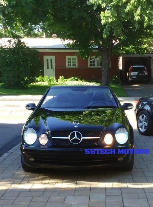 Mercedes Benz W208 CLK 1997~2002 1 Fins Sports Style Grille