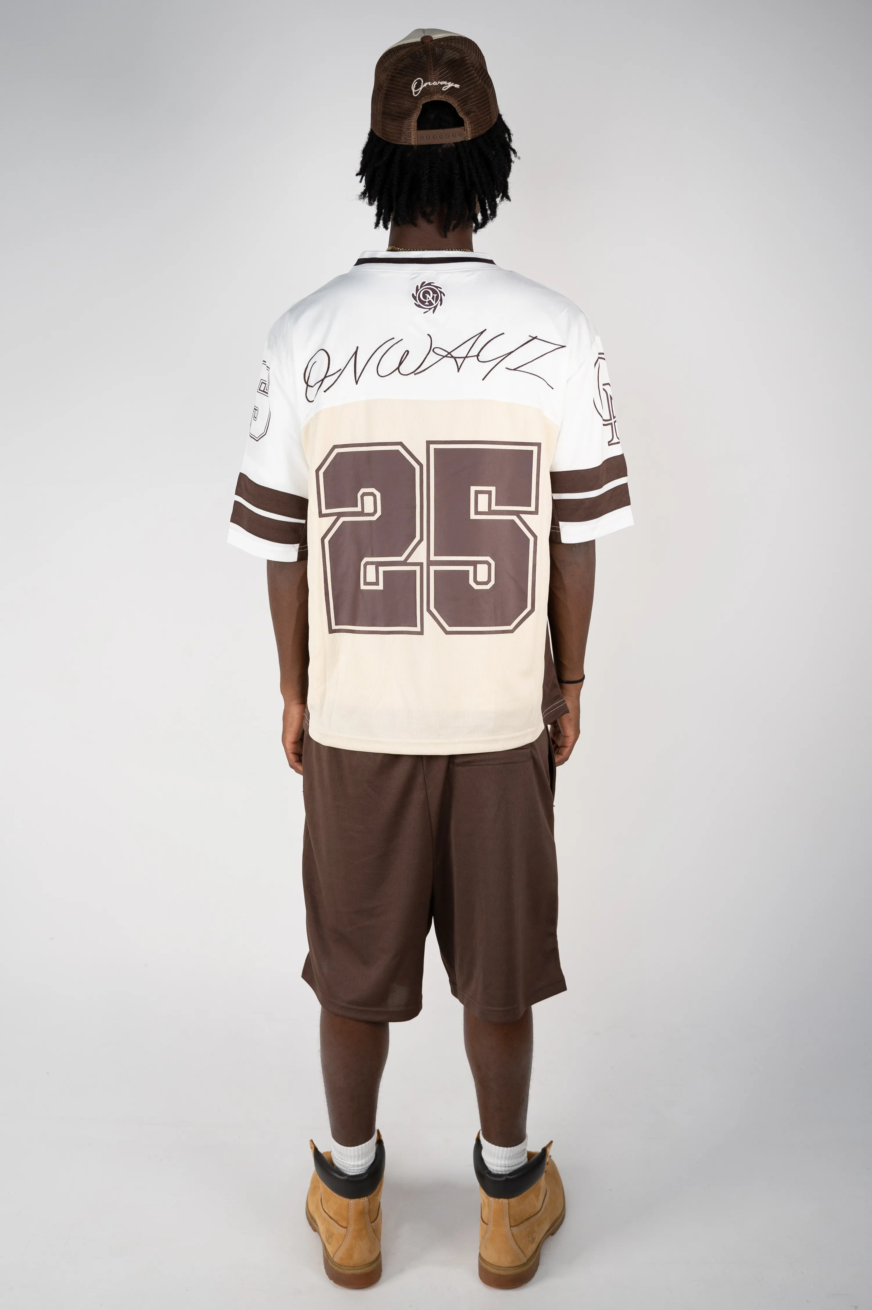 Mesh shorts - Brown