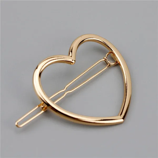 Metal Ponytail Holder with Star/Pentagramme Hairclips women hair accessories for a half-up hairstyle Free Shipping