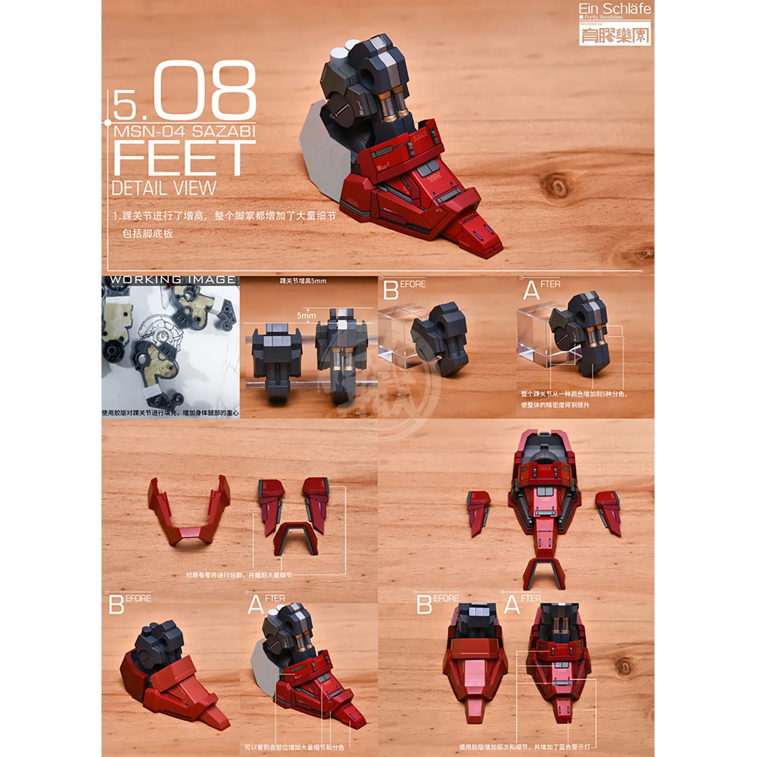 MG Sazabi Ver.Ka Resin Conversion Kit 1.0 [Revised Backpack]