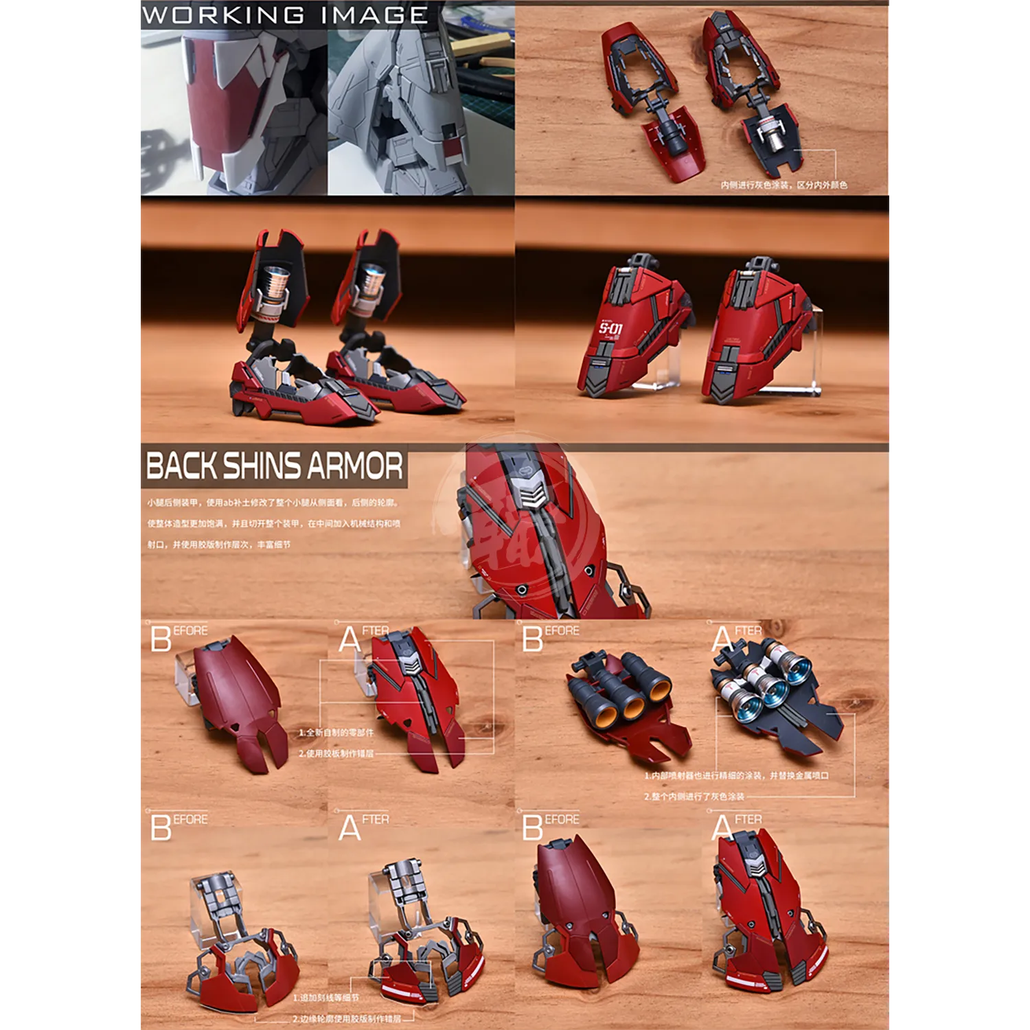 MG Sazabi Ver.Ka Resin Conversion Kit 1.0 [Revised Backpack]