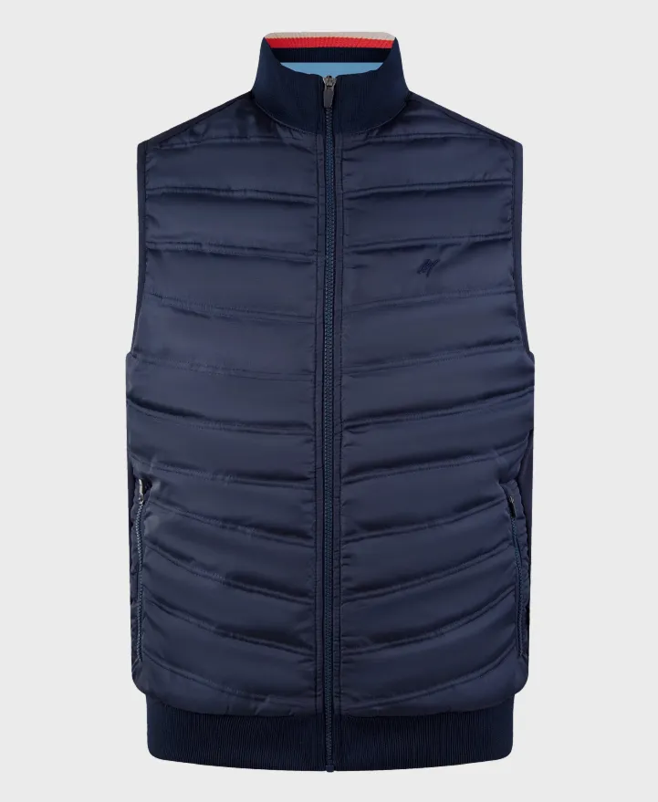 Mish Mash Perimeter Gilet Navy