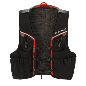 Montbell Backpack Cross Runner Vest Pack 3L Unisex - Black Light Gray